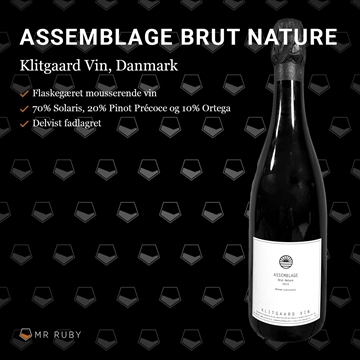 2019 Assemblage Brut Nature, Klitgaard Vin, Danmark